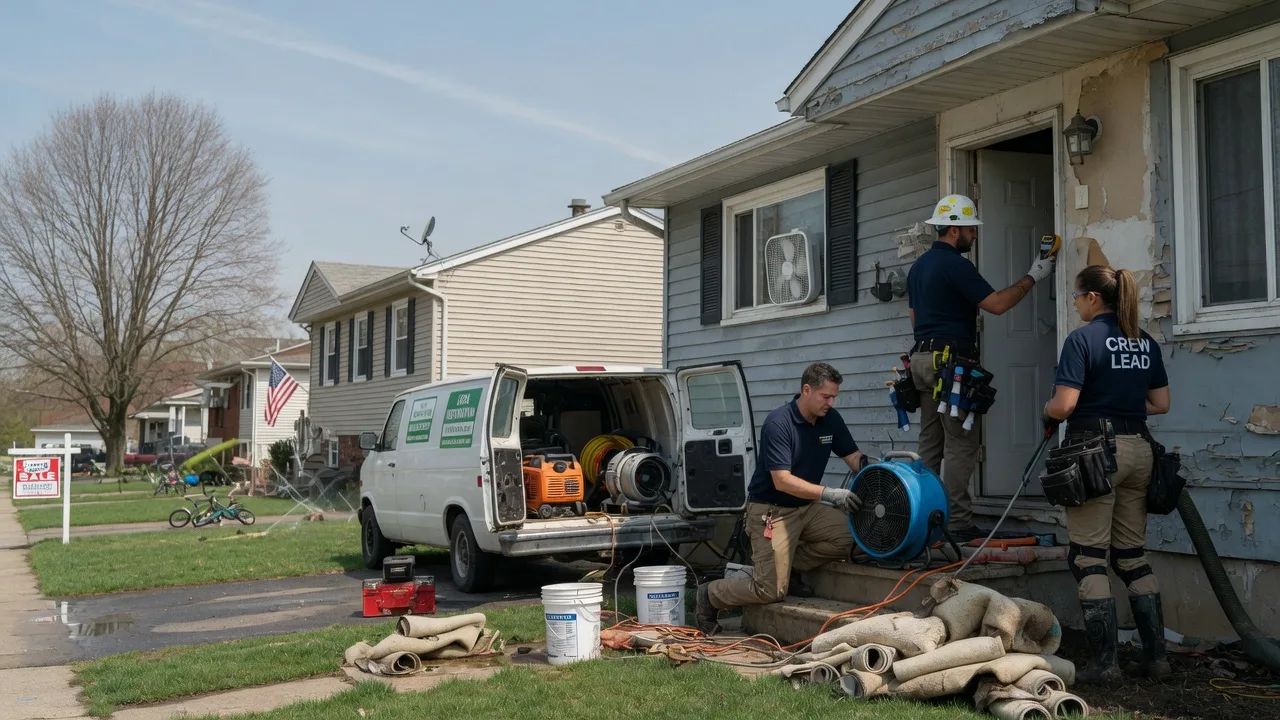 Flood Cleanup in Bellevue, OH near me