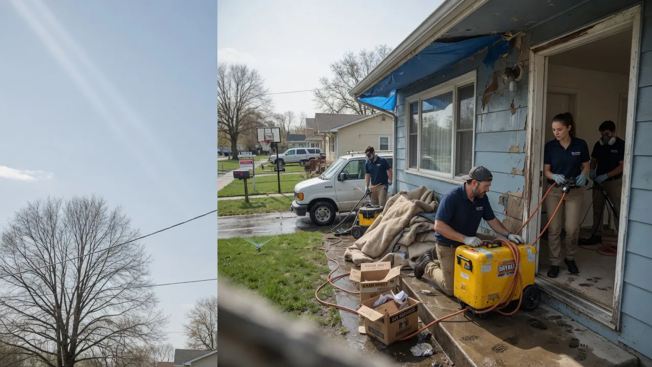 Basement Flood Cleanup in Bellevue, OH near me
